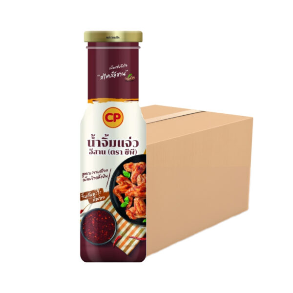 CP Isan Chili Sauce12 ซีพี น้ำจิ้มแจ่วอีสาน 160 กรัม แพ็ค 12
CP Isan Chili Sauce