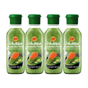 ซีพี น้ำจิ้มซีฟู้ดส์พริกเขียว 480 กรัม แพ็ค 4 
CP Seafood Sauce Green Chili Flavor