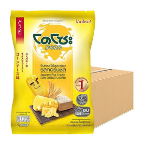 โดโซะ ข้าวอบกรอบ คอร์นชีส ยกลัง 36 ชิ้น 
DOZO Rice Cracker Cheese Carton