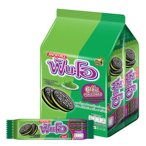 ฟันโอ คุกกี้แซนวิช สอดไส้ครีมกลิ่นชาเขียว 40.5 ก. 12 ชิ้น x 48 
FUN-O Sandwich Cookie With Green Tea Filling