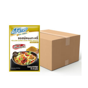 Fah Thai12 sauce curry powder stir-fry sauce ฟ้าไทย โฮม คิทเช่น ซอสปรุงสำเร็จรูป ซอสผัดผงกระหรี่ 75 กรัม แพ็ค 12
FAH THAI Home Kitchen Ready-to-use sauce curry powder stir-fry sauce