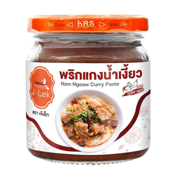 J-LEK (เจ๊เล็ก) พริกแกงน้ำเงี้ยว ขนาด 195 กรัม 
J-Lek Nam Ngeaw Curry Paste