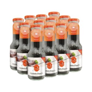 Jae Lek Black Pepper Sauce( glass bottle )12 เจ๊เล็ก ซอสพริกไทยดำ ขวดแก้ว ขนาด 350 กรัม แพ๊ค 12 ขวด
J-LEK (Jay Lek) Black Pepper Sauce( glass bottle )