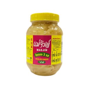 แม่จินต์ ขิงดอง 3 รส 325 กรัม 
MAEJIN PICKLED GINGER