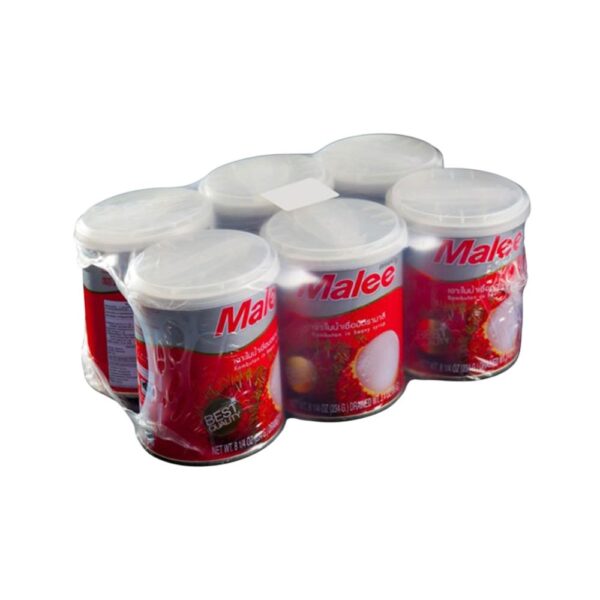 มาลี เงาะในน้ำเชื่อม 234 กรัม แพ็ค 6 
MALEE Rambutan in Syrup
