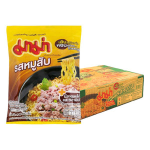 มาม่า บะหมี่กึ่งสำเร็จรูป รสหมูสับ 60 ก. แพ็ค 40  
MAMA Instant Noodles Minced Pork Flavor