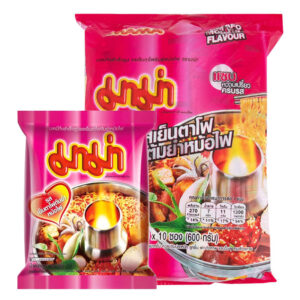มาม่า บะหมี่กึ่งสำเร็จรูป รสเย็นตาโฟต้มยำหม้อไฟ 60 ก. แพ็ค 10
MAMA Instant Noodles Yentafo Tom Yum Mohfai