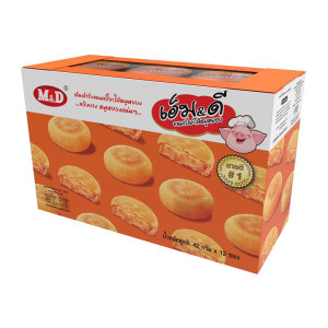 เอ็มแอนด์ดี เปี๊ยะไส้หมูหยอง 42 ก. 12 ชิ้น 
M&D Chinese Pastry Pork