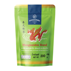 มังกรบิน ชาเขียวผงปรุงสำเร็จ กลิ่นมะลิ 200 ก. 
MUNGKORNBIN Green Tea