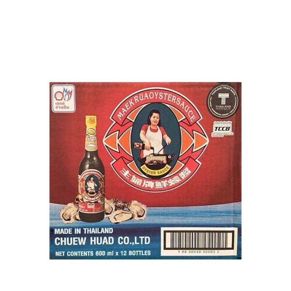Maekrua Oyster Sauce60012 แม่ครัวซอสหอยนางรม 600 ml แพ็ค 12
MAEKRUA Oyster Sauce