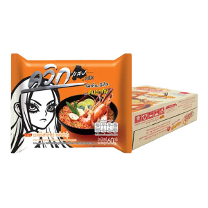 ควิก บะหมี่กึ่งสําเร็จรูป รสต้มยำกุ้ง 60 ก. x 30 
QUICK Instant Noodle Tom Yum Shrimp