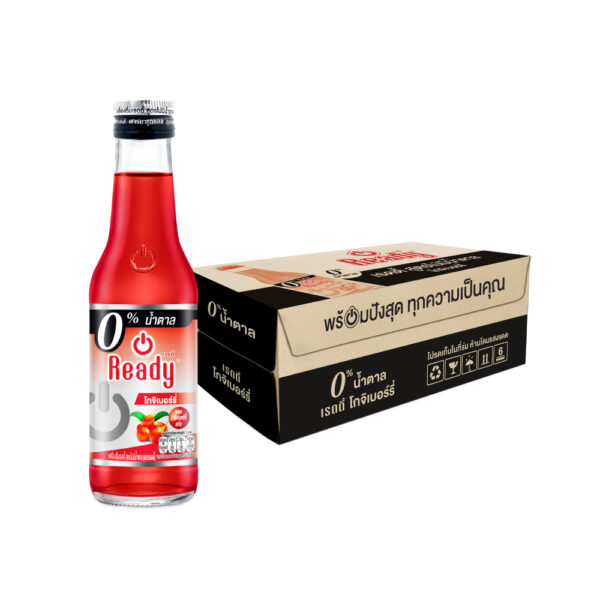 READY Goji Berry 0 Sugar เรดดี้ โกจิเบอร์รี่ สูตรไม่มีน้ำตาล 150 มล. x 50
READY Goji Berry 0% Sugar Formula