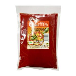 Red Curry Paste NJ น้ำใจ น้ำพริกแกงเผ็ด 500 ก.
NAMJAI Red Curry Paste