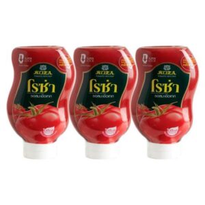 โรซ่าซอสมะเขือเทศ 250 กรัม. X 3 
 ROSA Tomato Sauce Squeeze Bottle