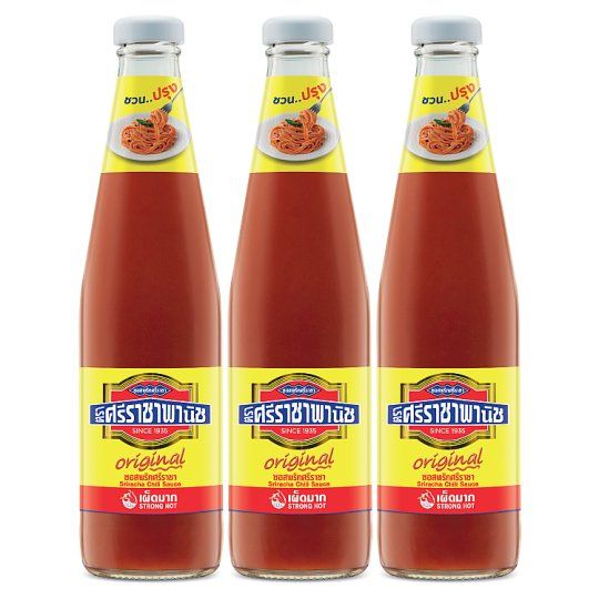 ศรีราชาพานิช ซอสพริกเผ็ดมาก 570 ก. แพ็ค 3
SRIRAJA PANICH Extra Hot Chili Sauce