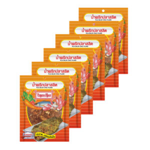 ตราไทยเดิม น้ำพริกปลาสลิด 15 ก. x 6 
THAIDERM Plasalid Chili Flake