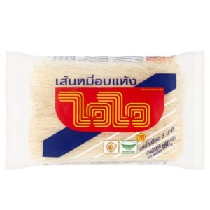 ไวไว เส้นหมี่อบแห้ง 180 ก.
WAI WAI Dried rice vermicelli