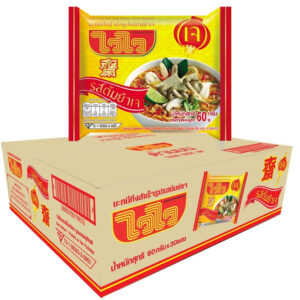 WAIWAI Instant Noodles Vegetarian Tom Yum Flavor ไวไว บะหมี่กึ่งสำเร็จรูป รสต้มยำเจ 60 ก. 30 ซอง
WAIWAI Instant Noodles Vegetarian Tom Yum Flavor