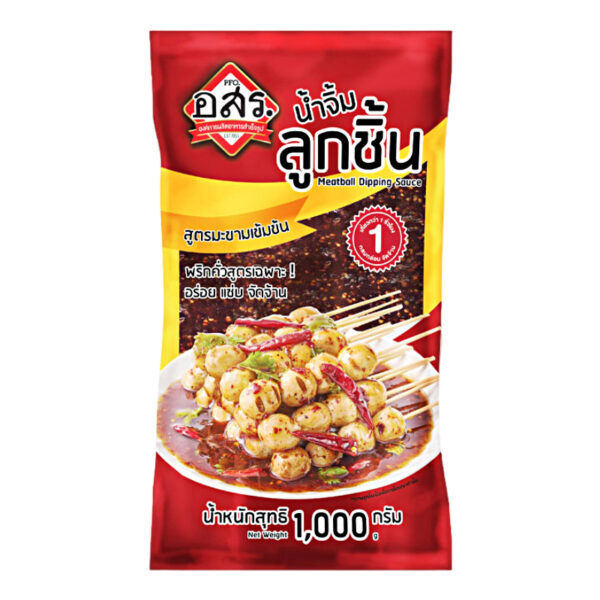 asrMeatball dipping sauce อสร. น้ำจิ้มลูกชิ้น 1 กิโลกรัม
AORSORROR Meatball dipping sauce