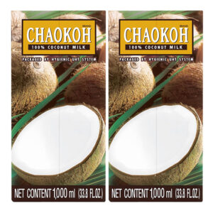 ชาวเกาะ กะทิ100% 1 ลิตร  แพ็ค 2 
CHAOKOH Coconut Milk