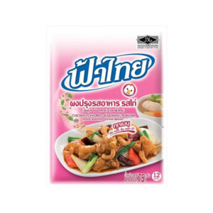 ฟ้าไทย ผงปรุงรสอาหาร รสไก่ 75 กรัม 
FA THAI seasoning powder (chicken flavor)