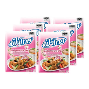 ฟ้าไทย ผงปรุงรสอาหาร รสไก่ 165 กรัม
FA THAI seasoning powder (chicken flavor)