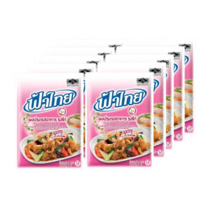 ฟ้าไทย ผงปรุงรสอาหาร รสไก่ 75 กรัม แพ็ค 10 
FA THAI seasoning powder (chicken flavor)