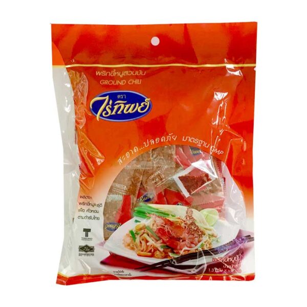 ไร่ทิพย์ พริกขี้หนูสวนป่น 1.3 ก. 100 ซอง
RAITIP Ground Chili 1.3 g 100 sachets