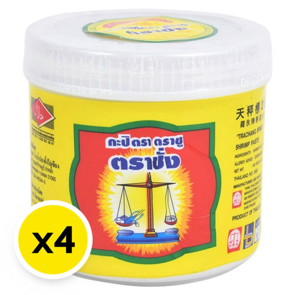tra chang 4004 ตราชั่ง กะปิ 400 กรัม x 4
TRA CHANG Shrimp Paste